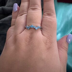 Elegant Blue Gemstone Ring